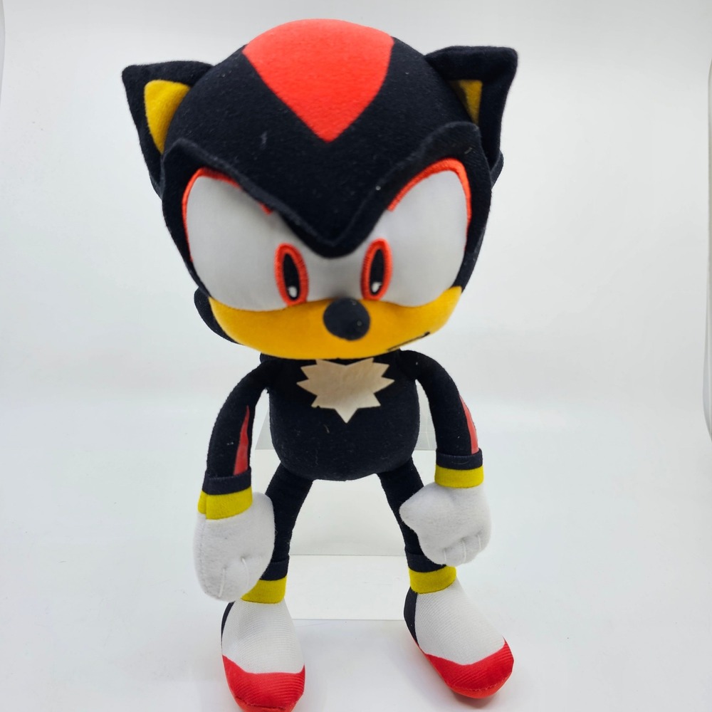 Sonic the Hedgehog Shadow Plush Doll Stuffed Animal 11" No Tag